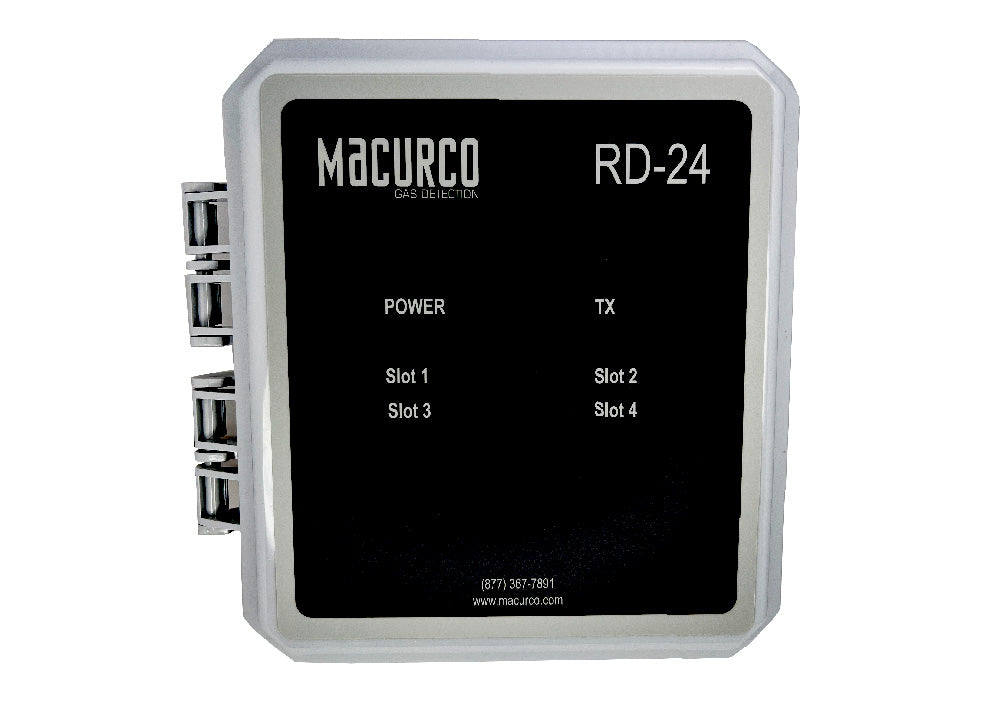 Macurco RD-24 Remote Driver in Conjunction with DVP-1200 Control Panel, 4 Expansion Slots for Various I/O Options: Up to 8 Rlys, 8 4-20mA Outputs, 12