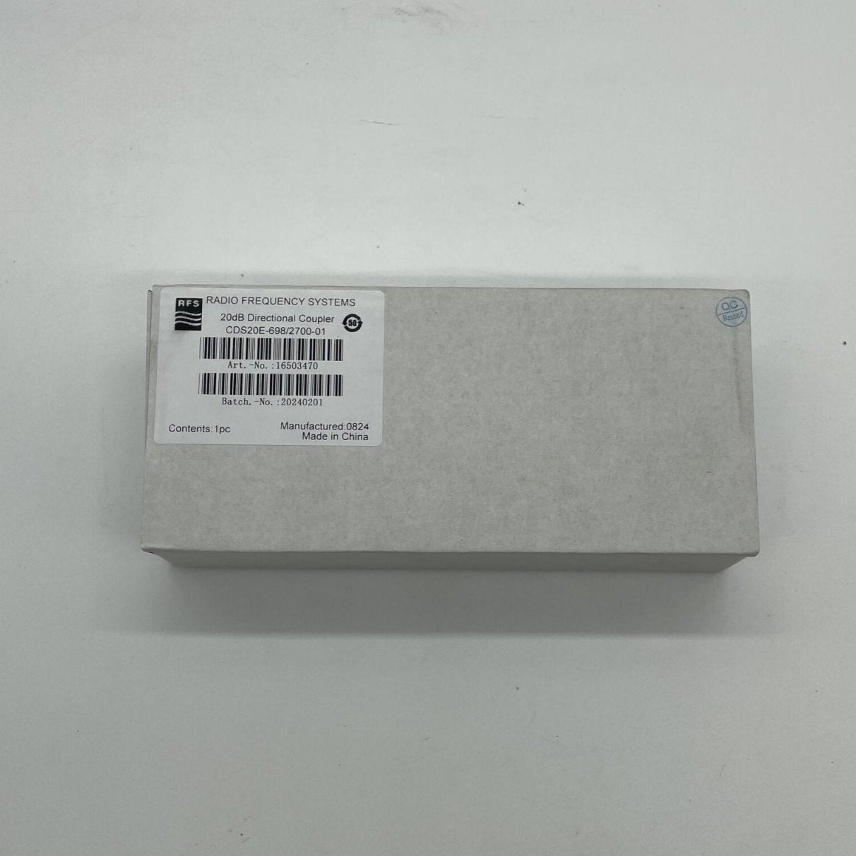 RFS Technologies CDS20E - 698/2700 - 01 20dB Directional Coupler - The Fire Alarm Supplier
