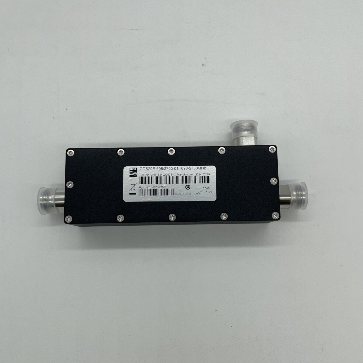 RFS Technologies CDS20E - 698/2700 - 01 20dB Directional Coupler - The Fire Alarm Supplier