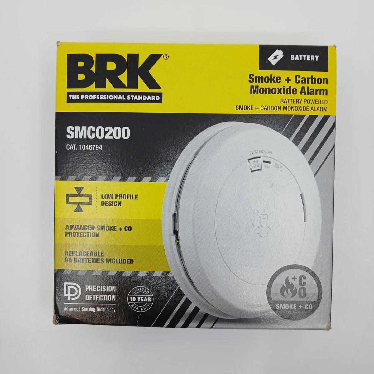 BRK SMCO200 Battery-Operated 2-In-1 Smoke and CO Alarm (1046794) - The Fire Alarm Supplier
