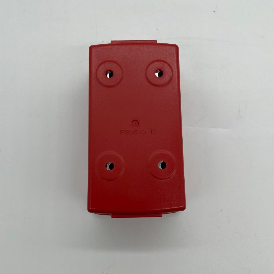 Red Siemens SL2SBB-R back box wall-mounted electrical enclosure for secure wiring and installation.