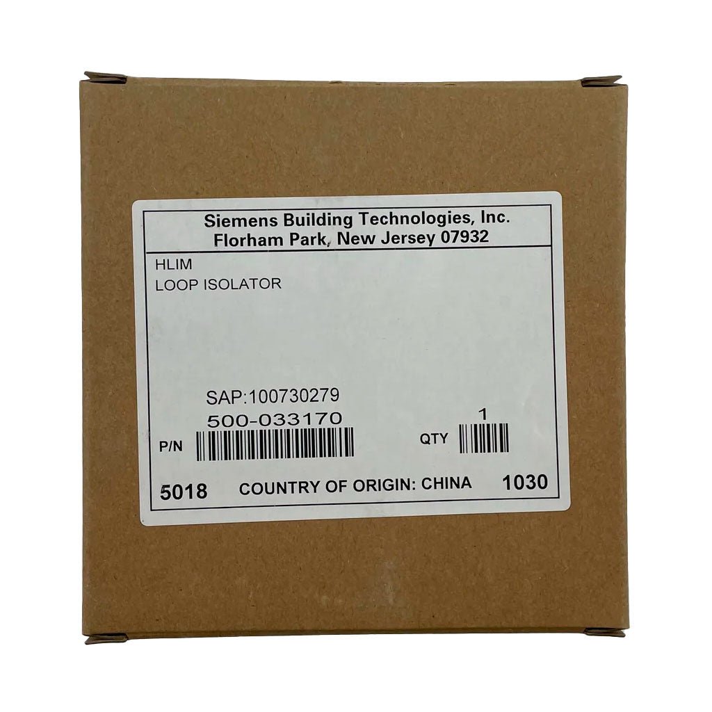 Siemens HLIM 500-033170 line isolator module showing electrical connections and compact design for industrial isolation systems