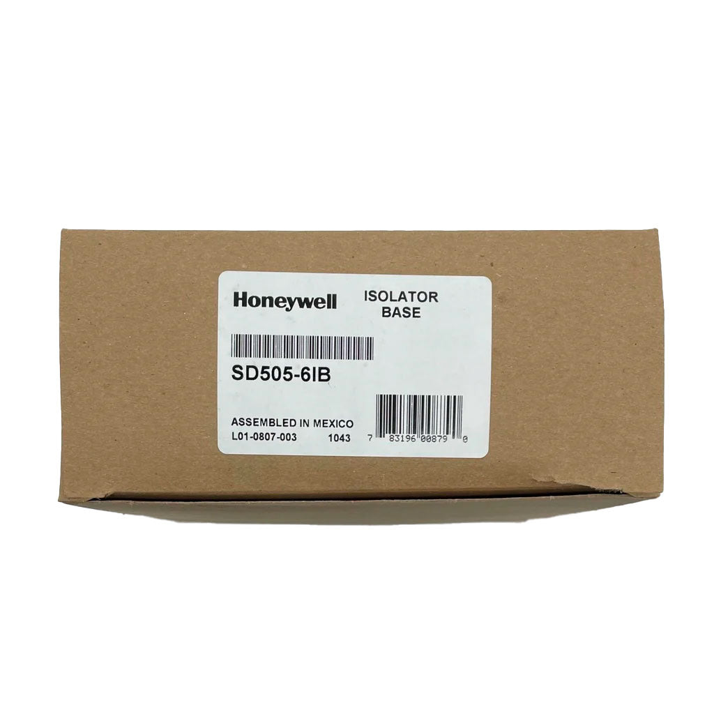 Silent Knight SD505-6IB isolator base, 6-inch black base for security system components, durable and easy to install.