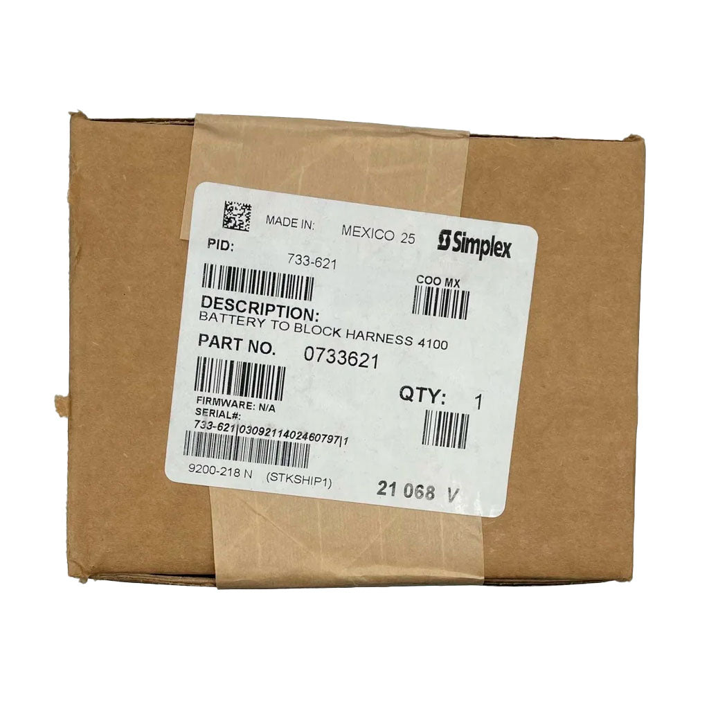 Simplex 733-621 Battery to Block Harness 4100 - The Fire Alarm Supplier