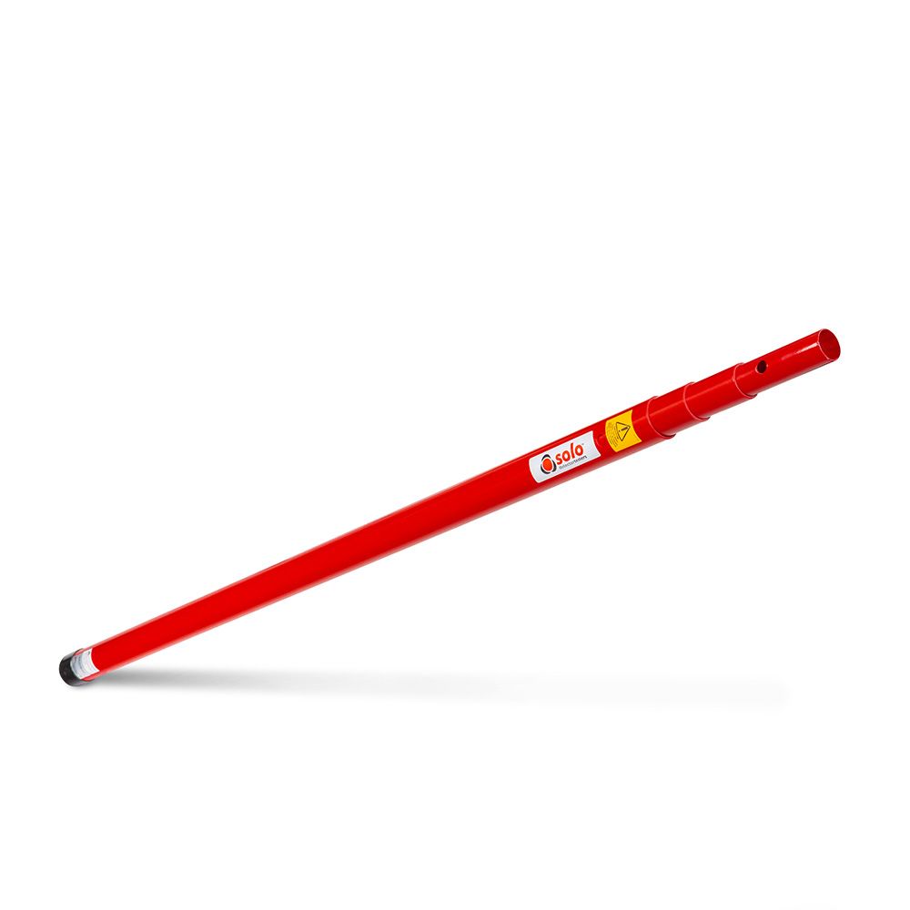 Solo 100 Fibreglass 4-section telescopic pole for fire alarms, adjustable and lightweight for safety and ease of use.