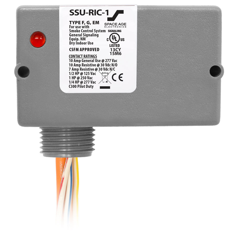 Space Age SSU - RIC - 1 RIC Multi - Voltage Relay Module - The Fire Alarm Supplier