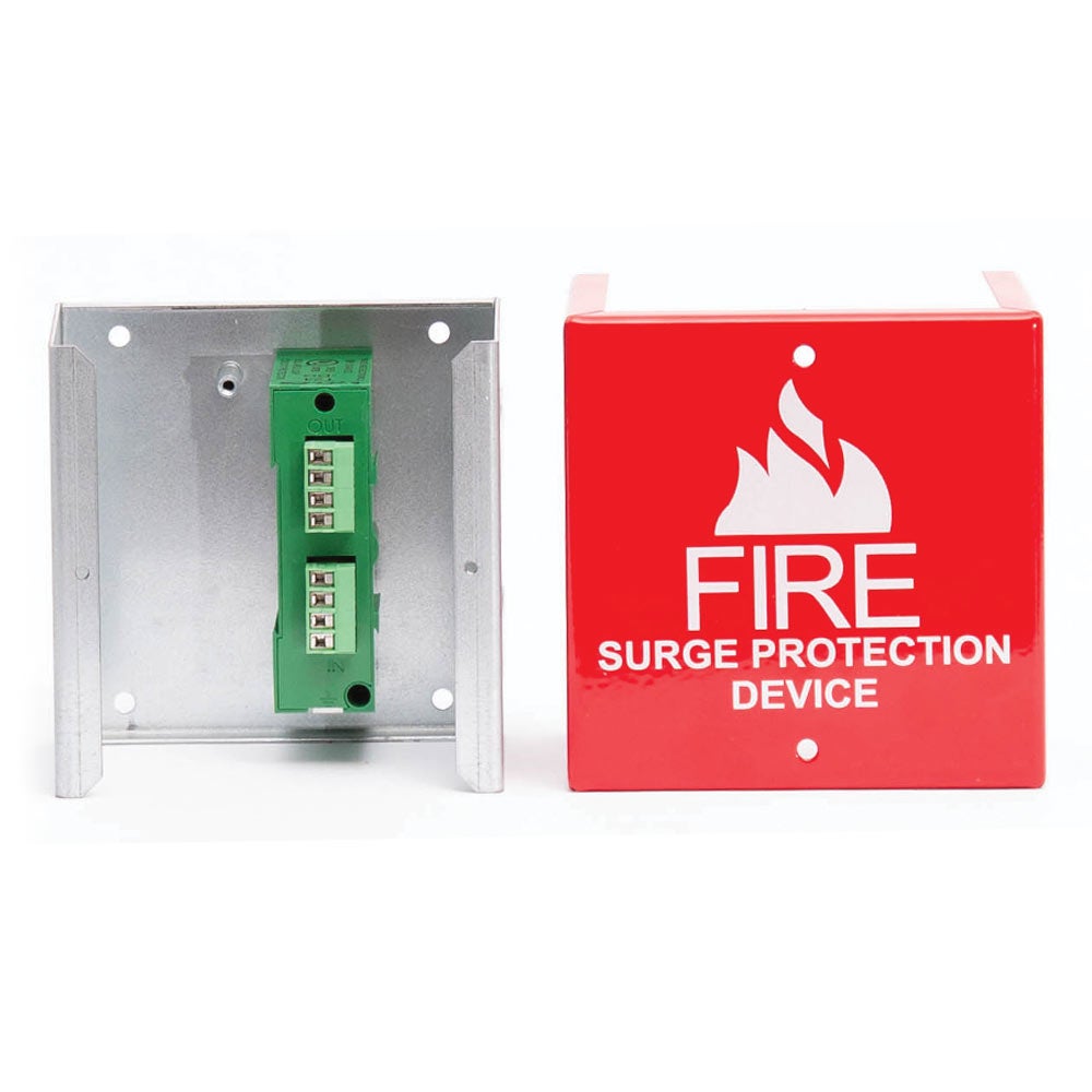 Space Age SSU00668 Eclips 2 Surge Box with Fire (red SIZE:4.37"X4.37 SCR Fire/Surge