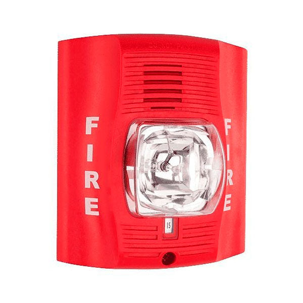 System Sensor P2RK-R Horn Strobe 2-Wire Red - The Fire Alarm Supplier