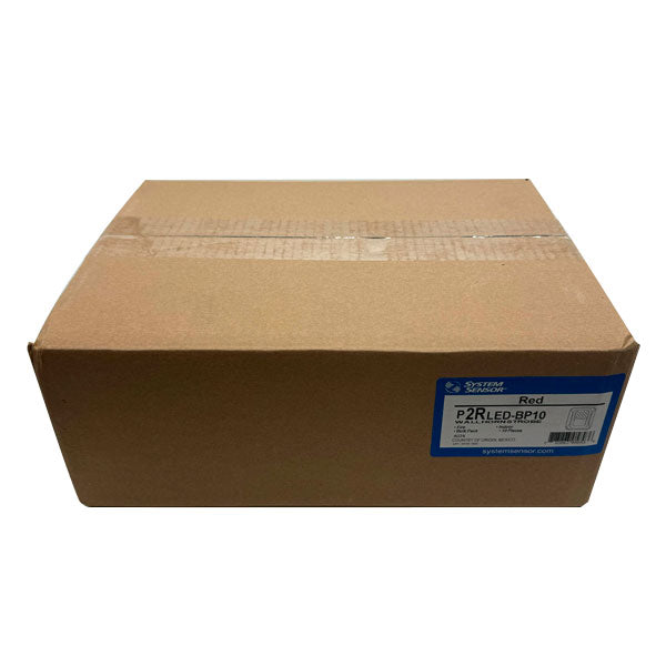 System Sensor P2RLED-BP10 Horn Strobe - Bulk Pack with 10 Units - The Fire Alarm Supplier