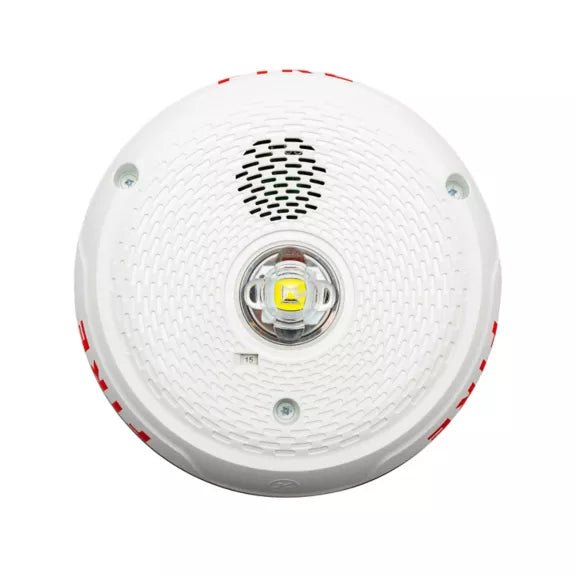 System Sensor PC2WKLED Horn Strobe, "FIRE", White - The Fire Alarm Supplier