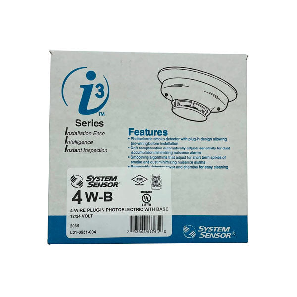 System Sensor 4W-B Smoke Detector 4-Wire - The Fire Alarm Supplier