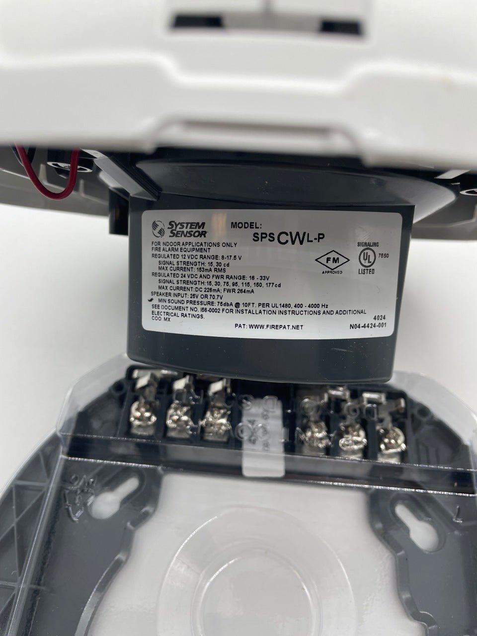 System Sensor SPSCWL - P L - Series Indoor Speaker Strobe - The Fire Alarm Supplier