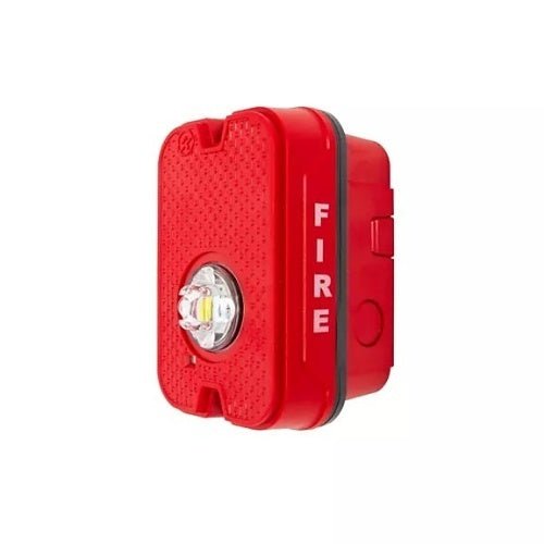 System Sensor SGRKLED Compact Wall - Mounted LED Strobe, "FIRE", Red - The Fire Alarm Supplier