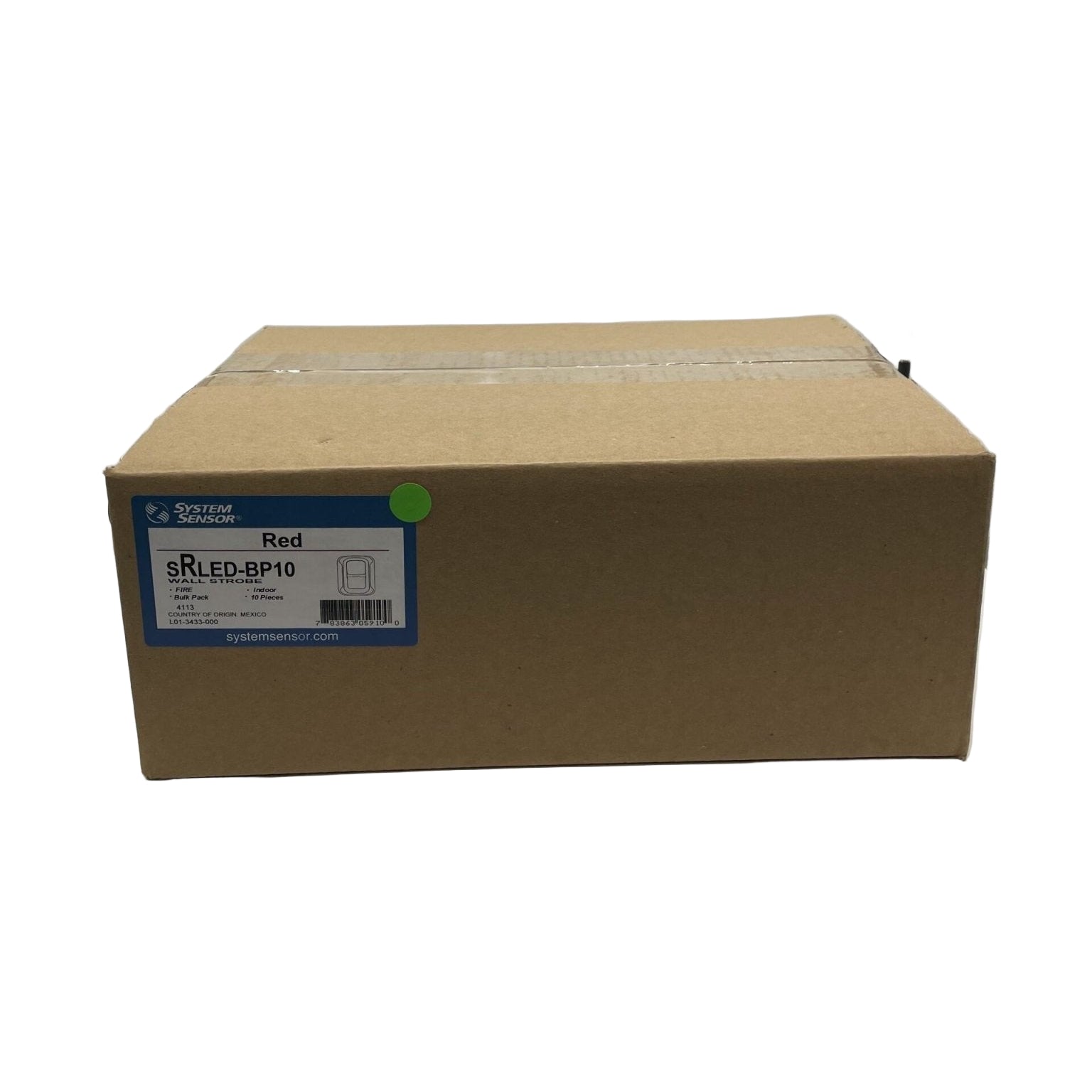 System Sensor SRLED - BP10 Strobe Red - Bulk Pack with 10 Units - The Fire Alarm Supplier