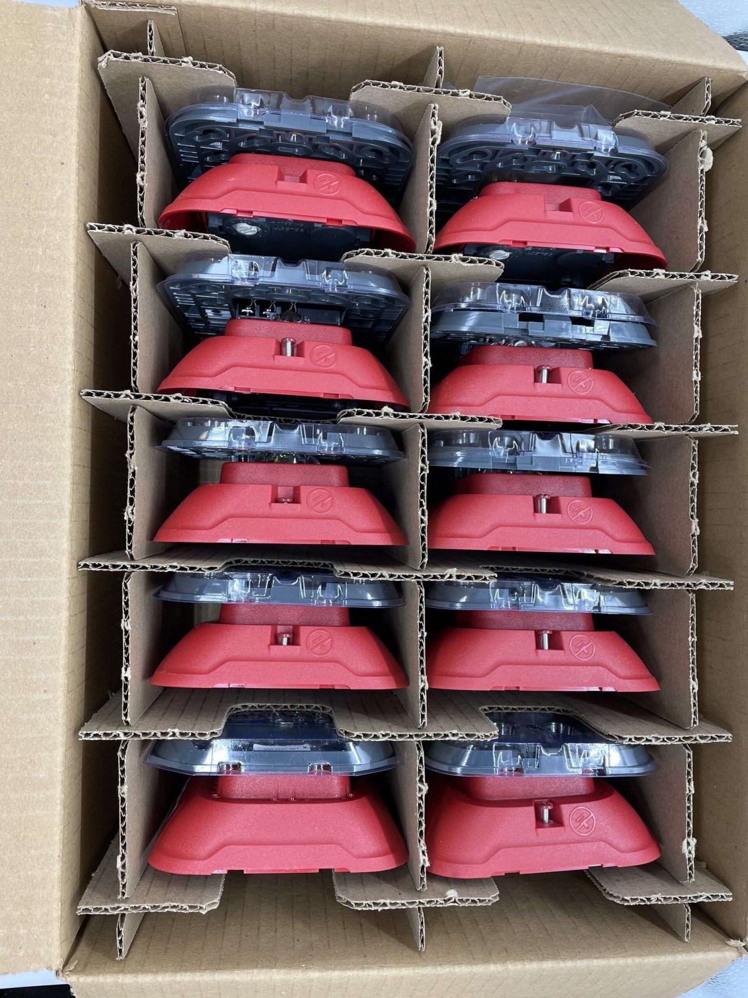 System Sensor SRLED - BP10 Strobe Red - Bulk Pack with 10 Units - The Fire Alarm Supplier