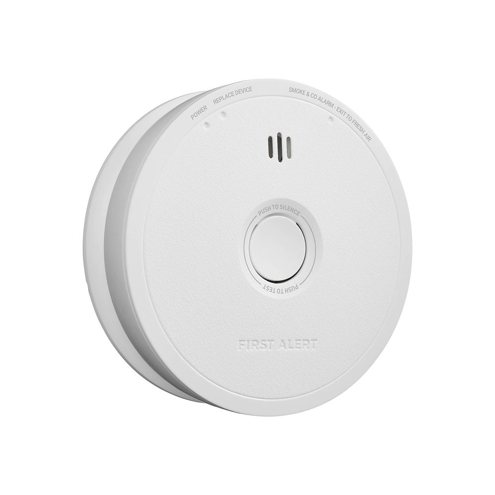 First Alert BRK SC6W10 Hardwired Smoke and CO Alarm, 10-Year Battery Backup