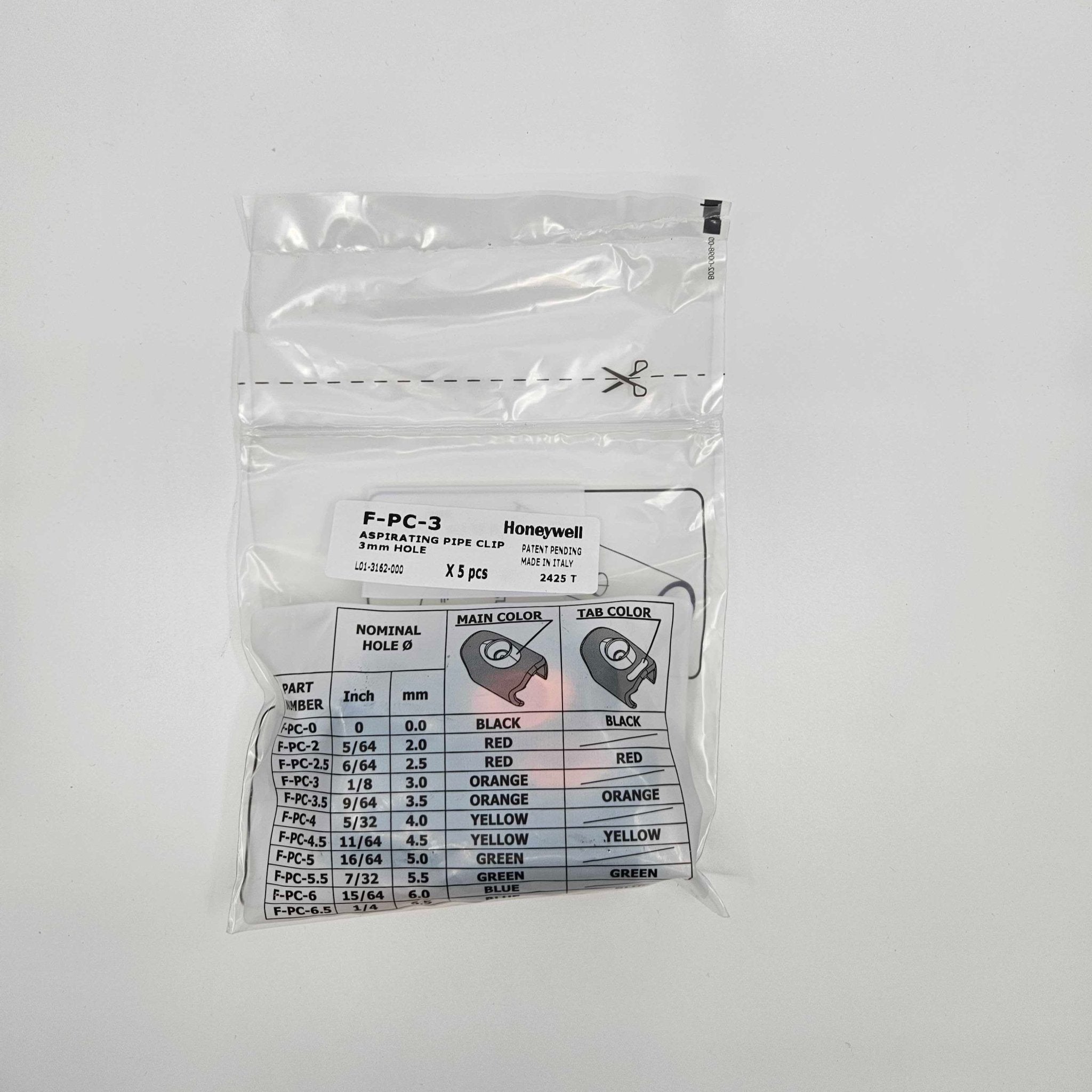 VESDA F - PC - 3 StandardClip for ASD Pipework 3.0mm - Pack of 5 - The Fire Alarm Supplier