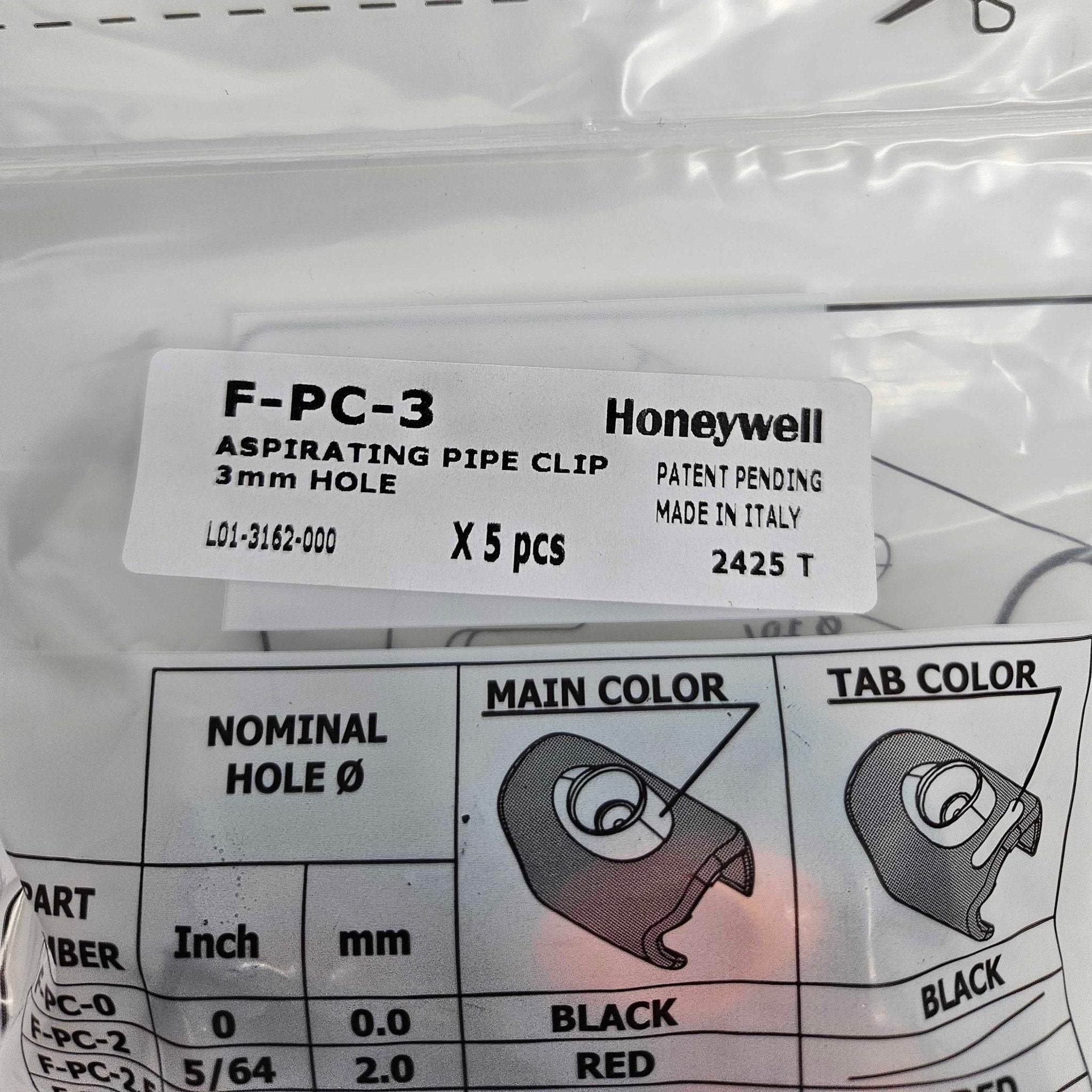 VESDA F - PC - 3 StandardClip for ASD Pipework 3.0mm - Pack of 5 - The Fire Alarm Supplier