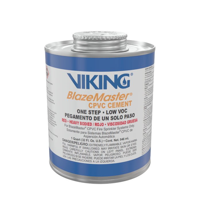 Viking V5097Q 1-quart FS5 One Step Cement container, showcasing the product label and packaging for industrial adhesive use.