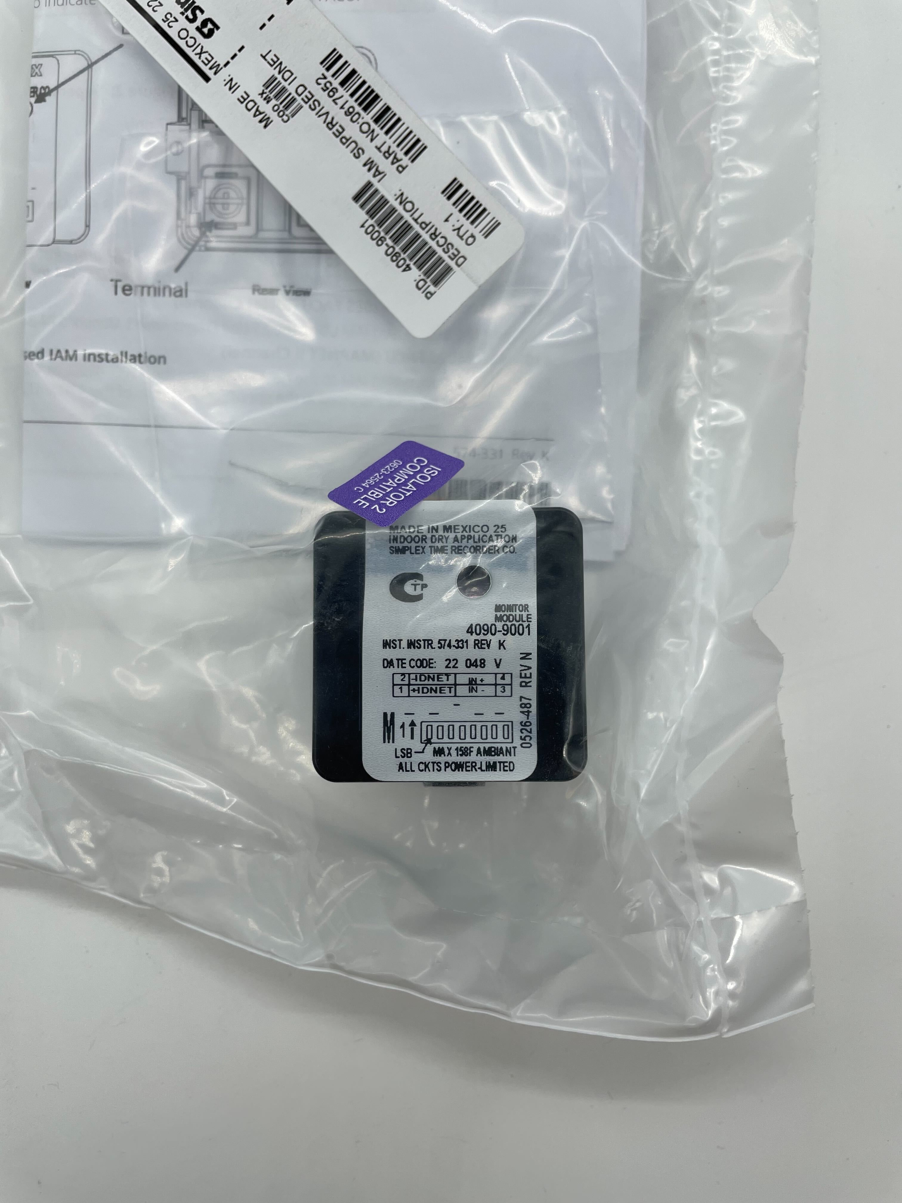 Simplex 4090-9001 Individual Addressable Module (IAM)