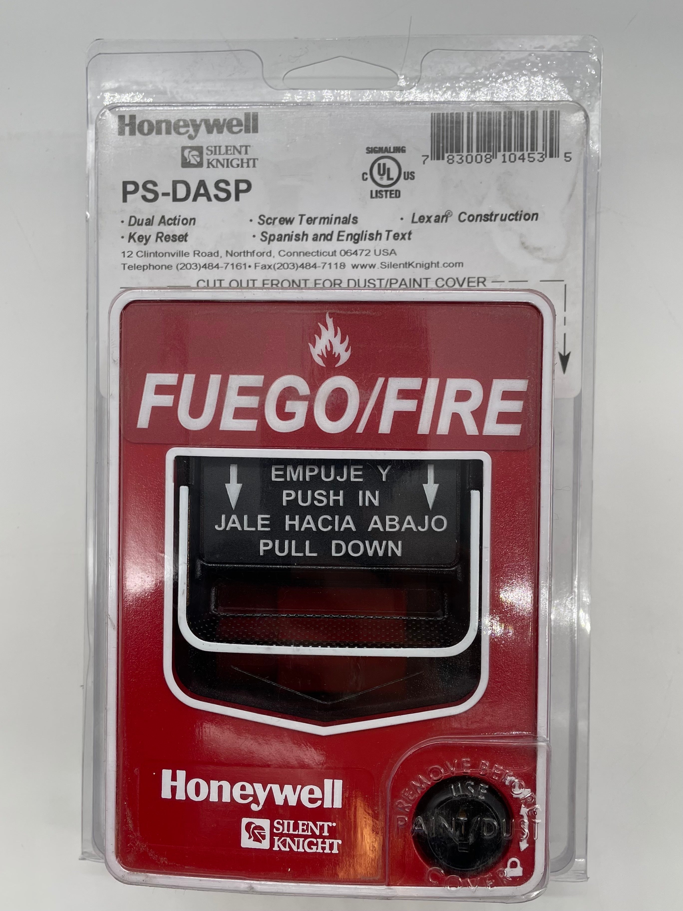 Silent Knight PS-DASP Pull Station Dual Action Spanish - The Fire Alarm Supplier