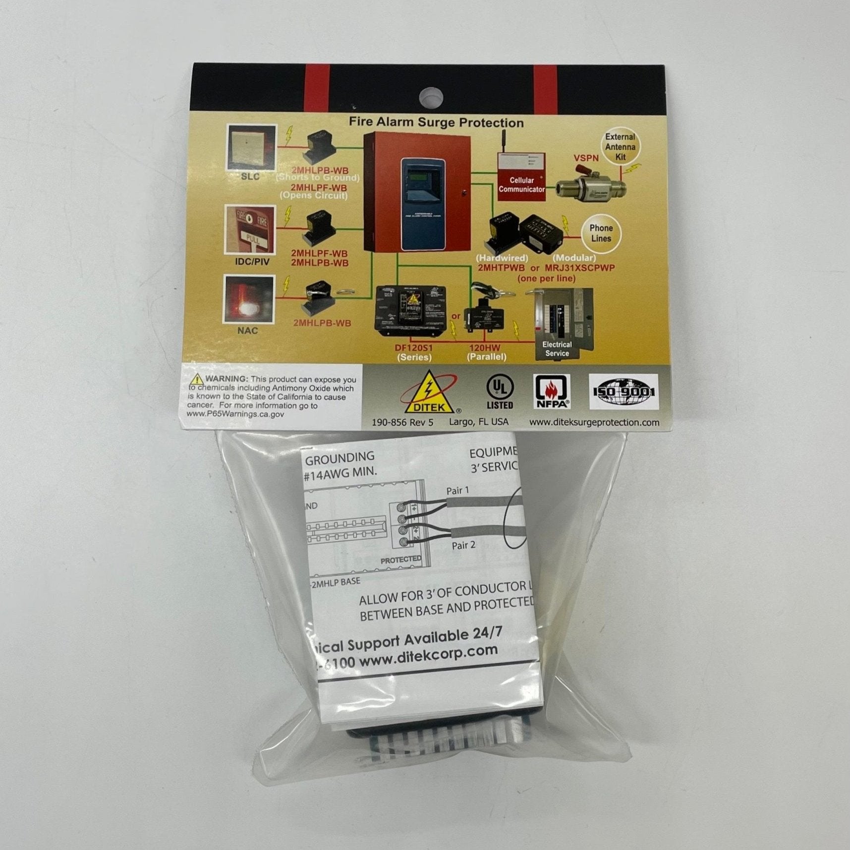 DITEK DTK-2MHLP36B 36V 2 Pair Hybrid Field - The Fire Alarm Supplier