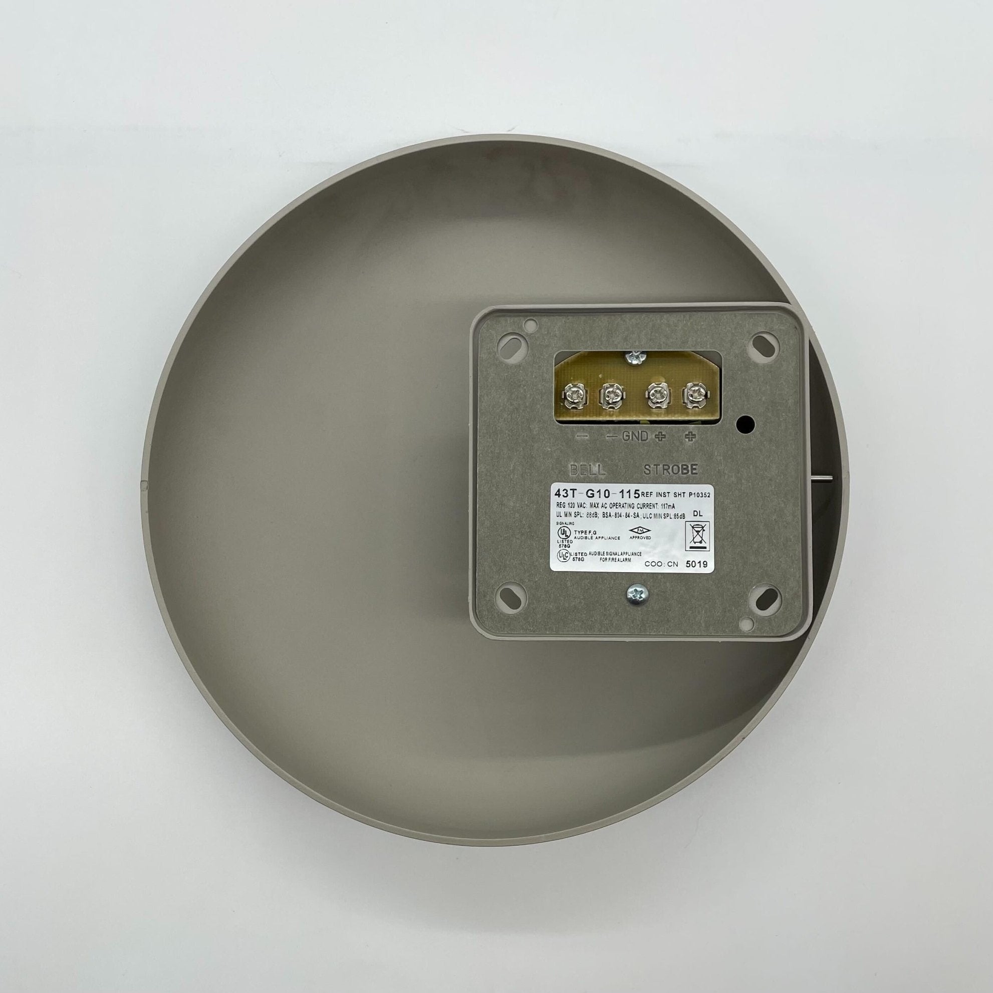 Wheelock 43T-G10-115-S - The Fire Alarm Supplier