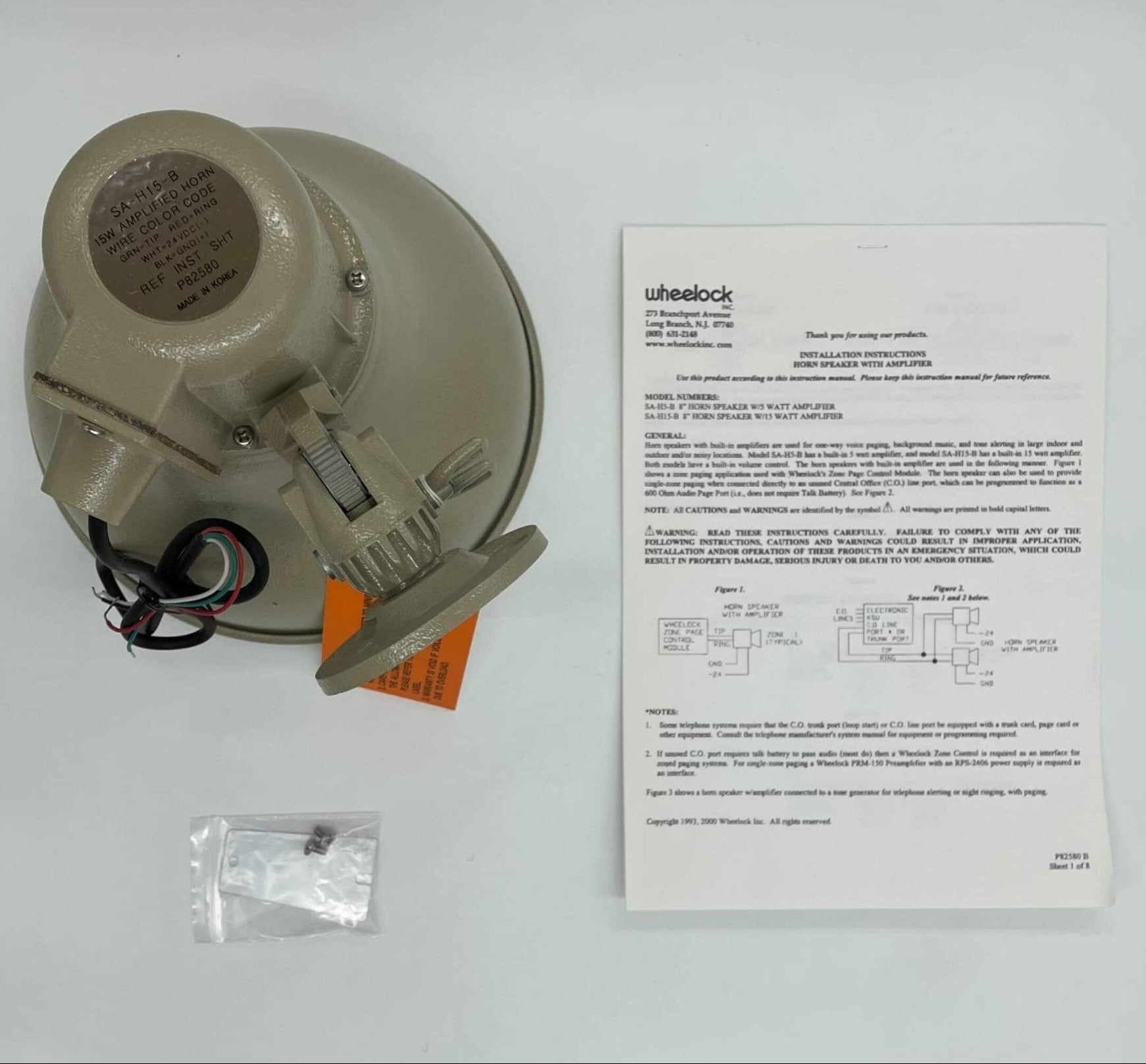 Wheelock SA-H15-B - The Fire Alarm Supplier