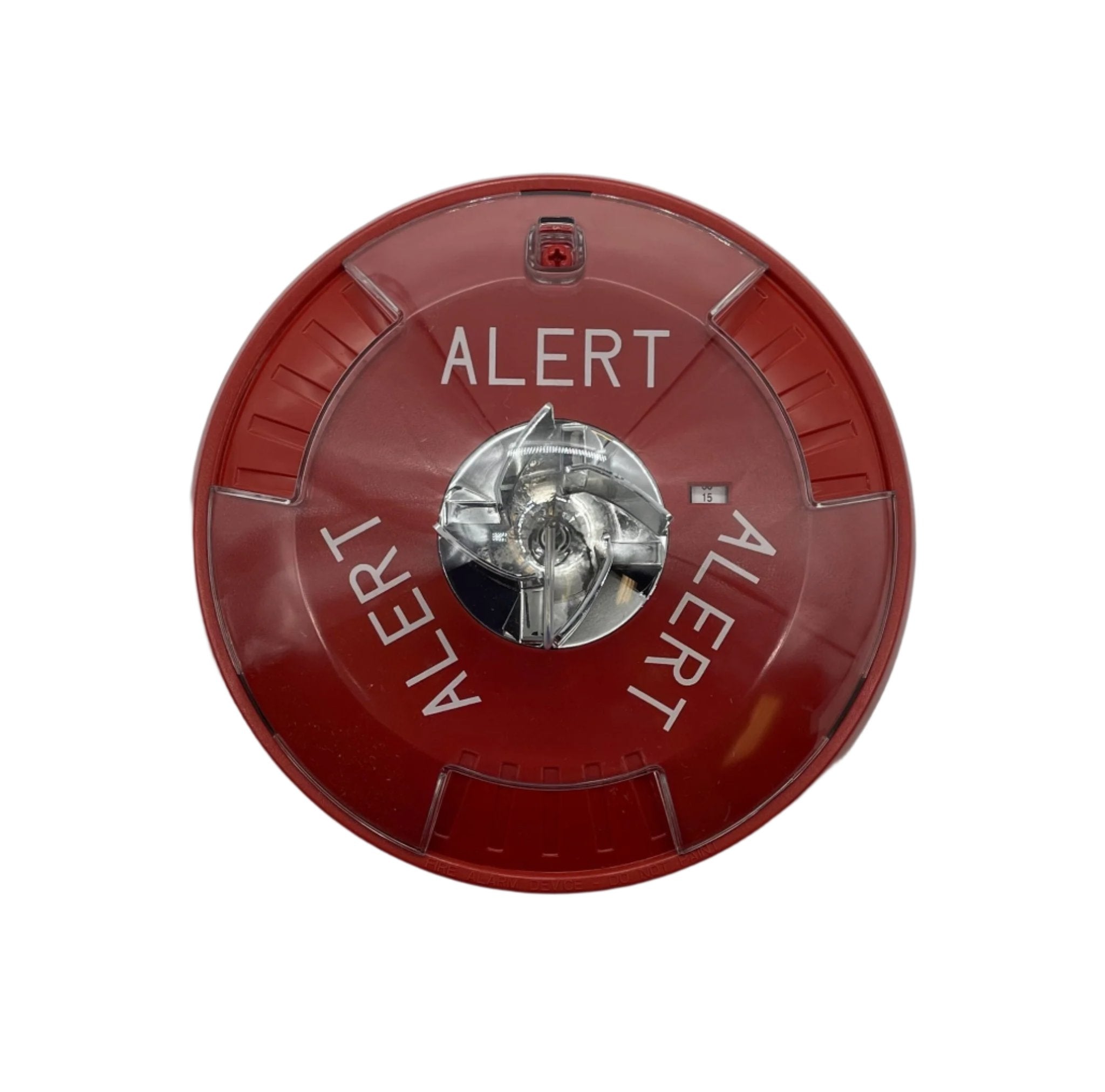 Eaton Wheelock STRC-AL Strobe Ceiling light fixture with clear lens and mounting hardware for emergency alert signaling