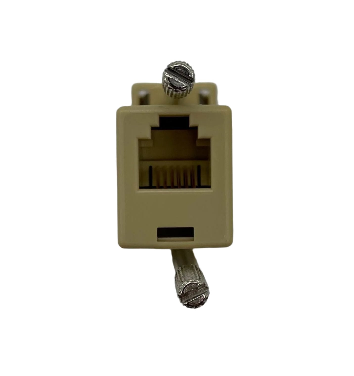 Edwards DB9/RJ11 Assy RS232/RJ11 DB9 connector for fire alarms, showing a black connector with metal pins and cable attached