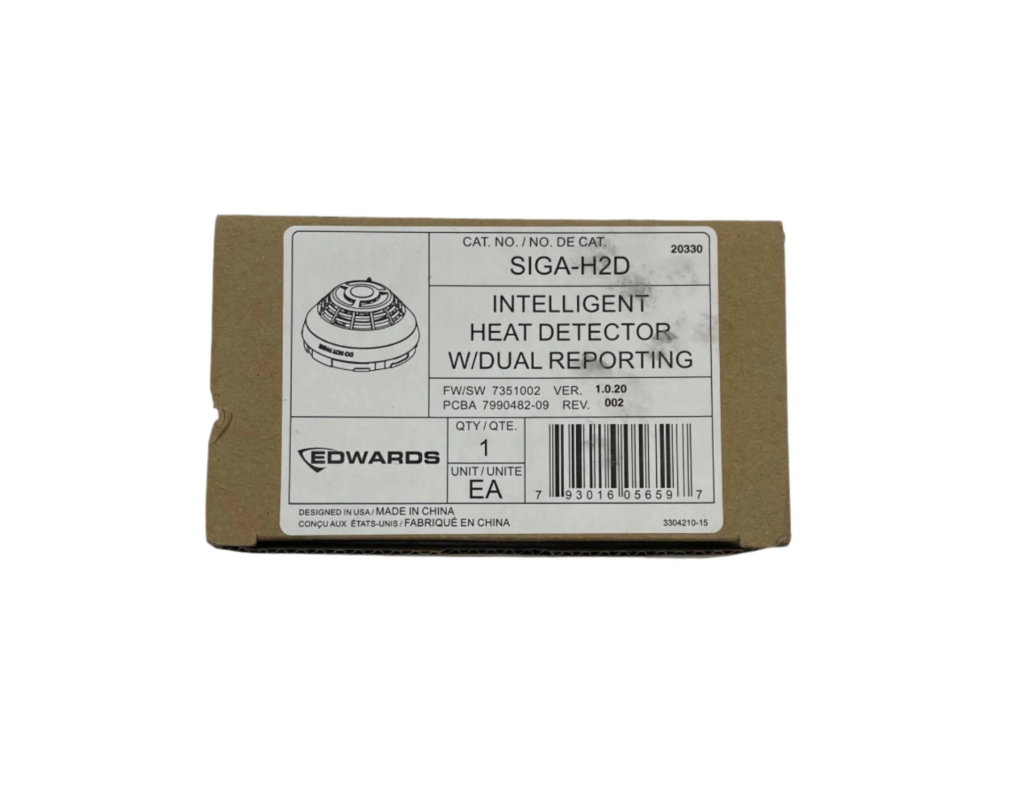 Edwards SIGA-H2D - The Fire Alarm Supplier