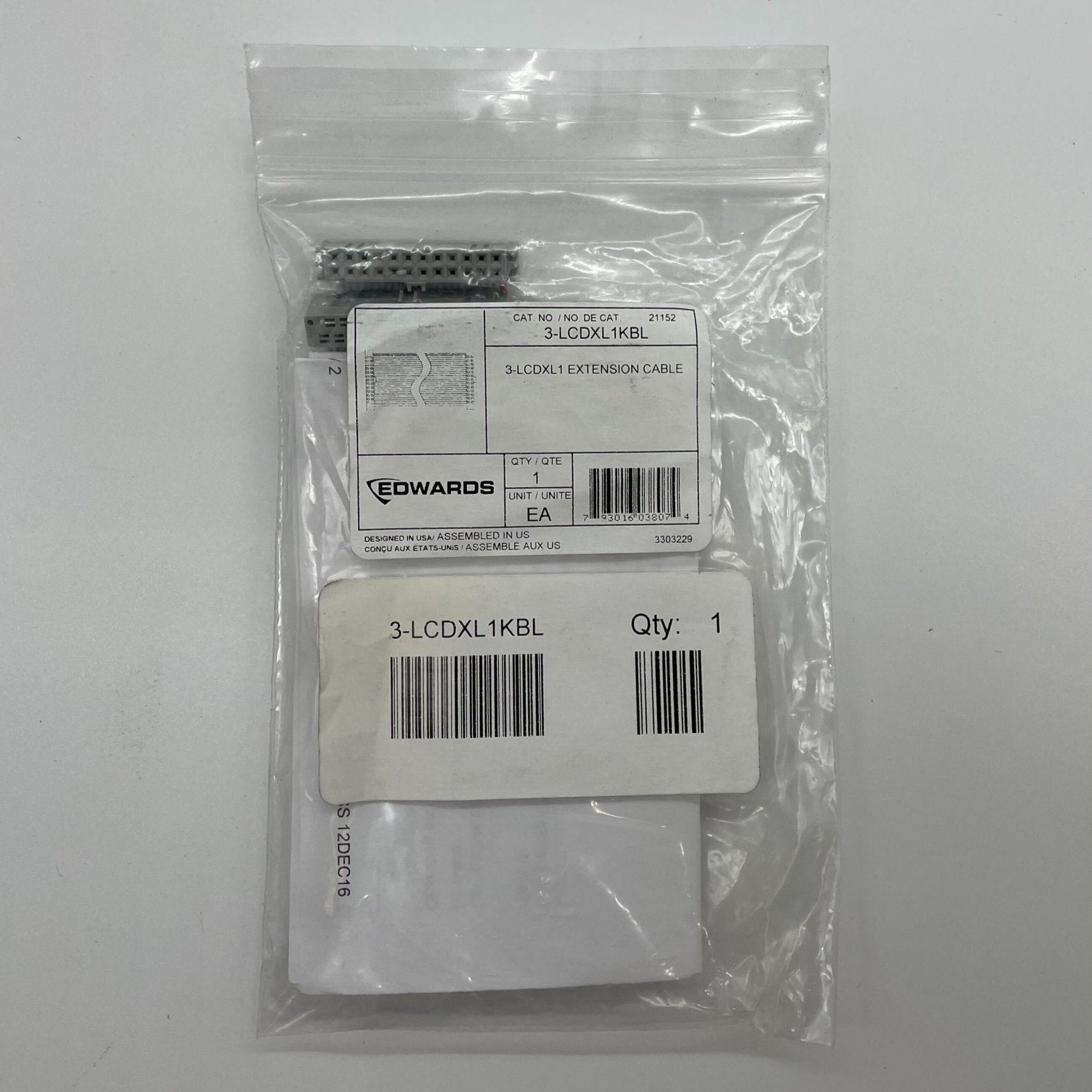 Edwards 3-LCDXL1KBL - The Fire Alarm Supplier