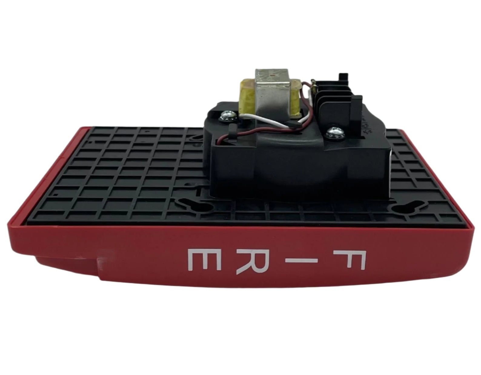 Edwards G4RF-S2 Fire Alarm Speaker in red, 25V multi-tap model, designed for emergency sound alert systems.