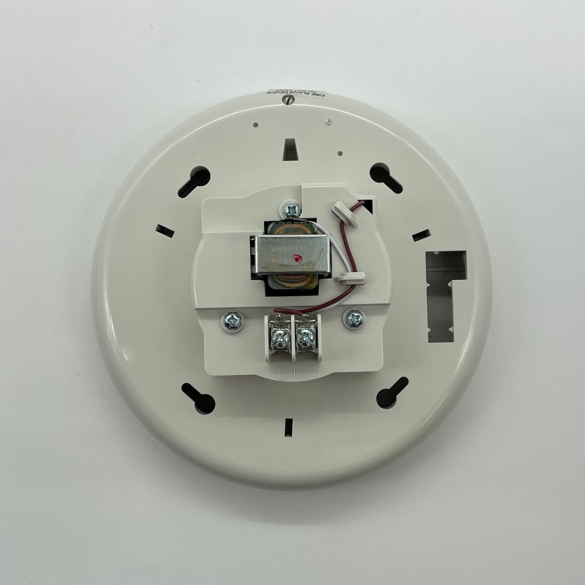 Edwards Genesis GCHFWA-S7 high fidelity ceiling speaker mounted in a ceiling for premium audio sound.