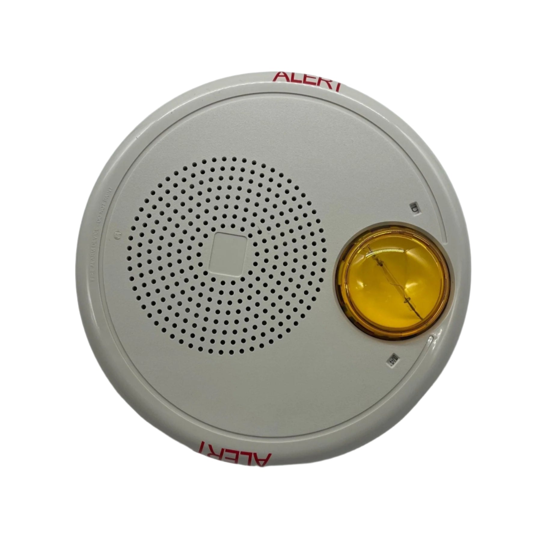 Edwards GCWN-S7VMHA GC Ceiling 70V speaker strobe alarm with speaker and strobe light for fire safety and emergency alerts