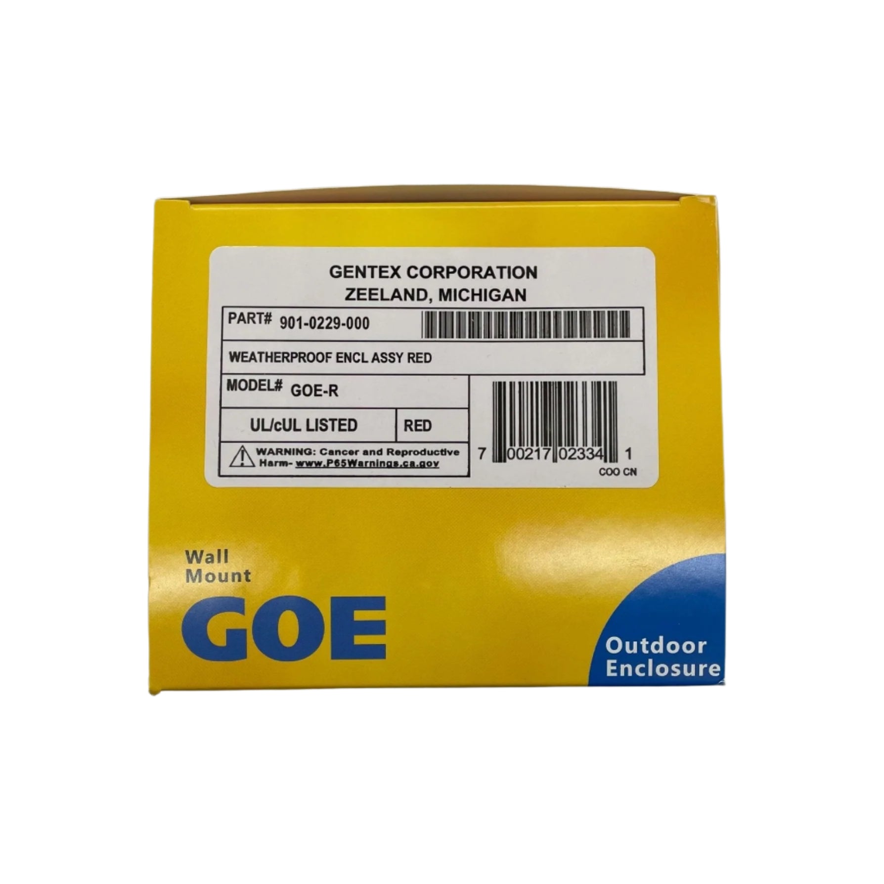 Gentex GOE-R - The Fire Alarm Supplier