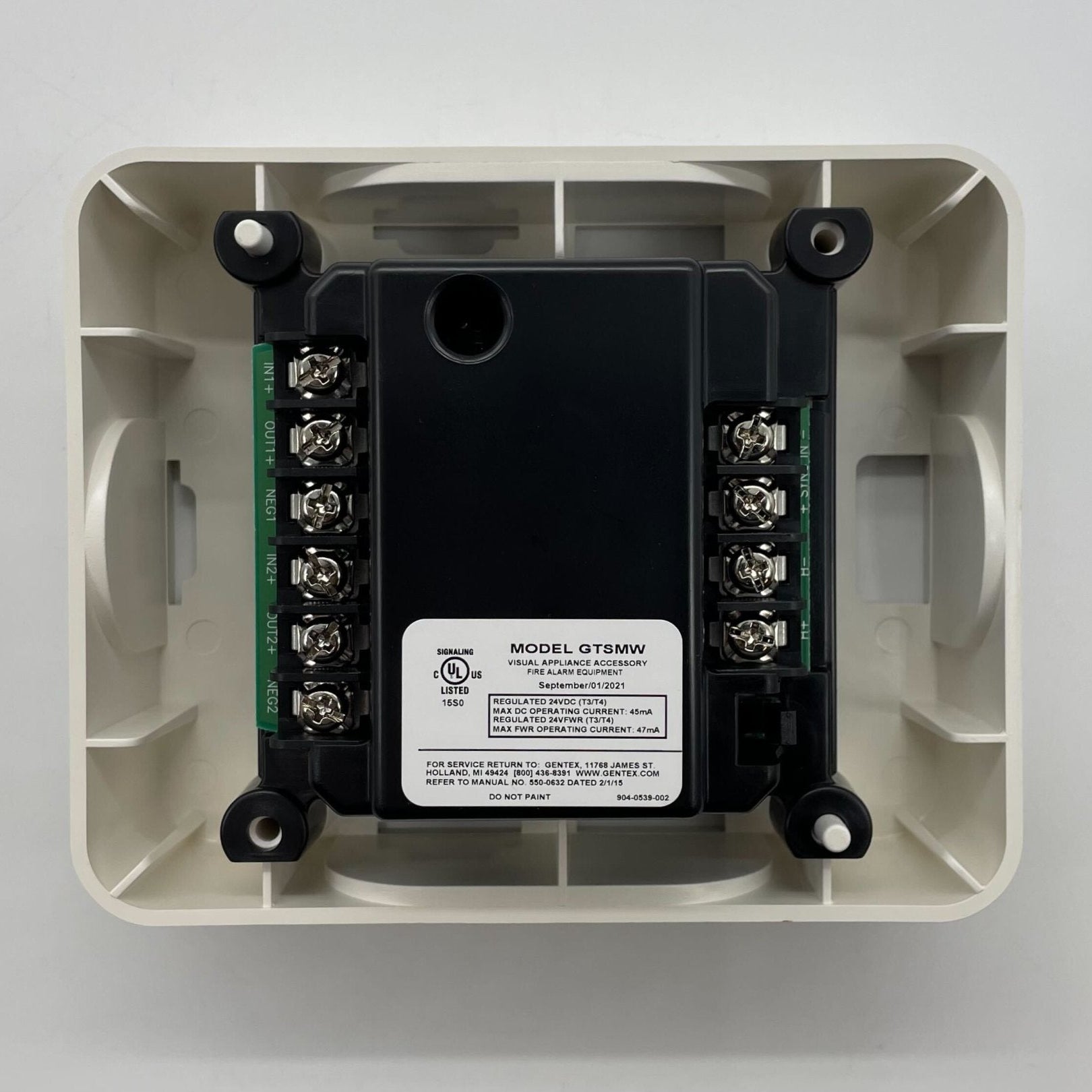 Gentex GTSM-W - The Fire Alarm Supplier