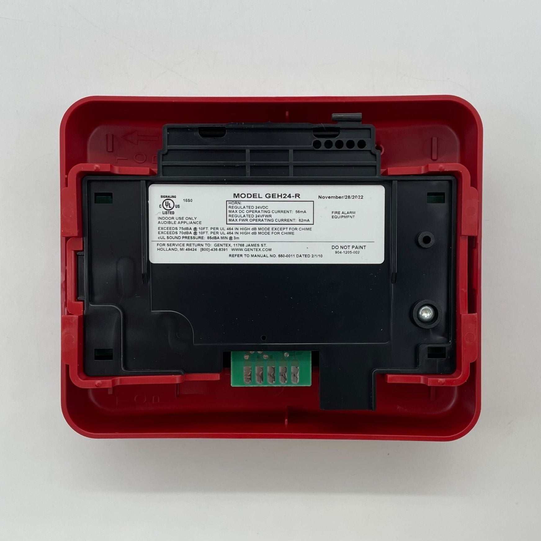 Gentex GEH24-R - The Fire Alarm Supplier