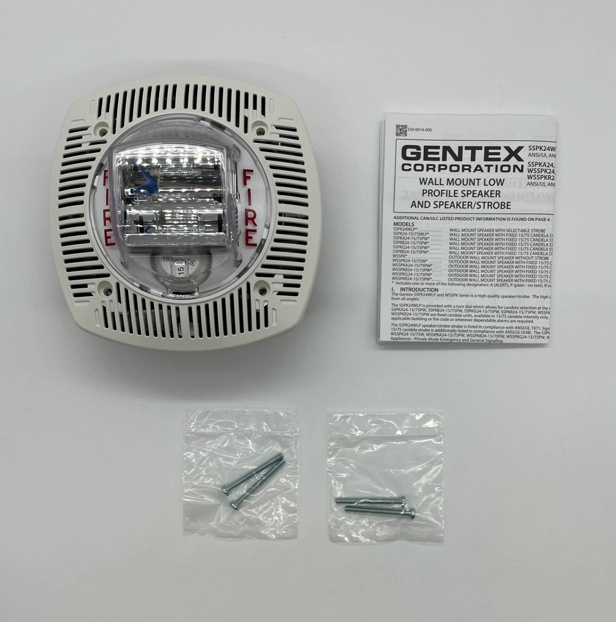 Gentex SSPK24WLPW - The Fire Alarm Supplier