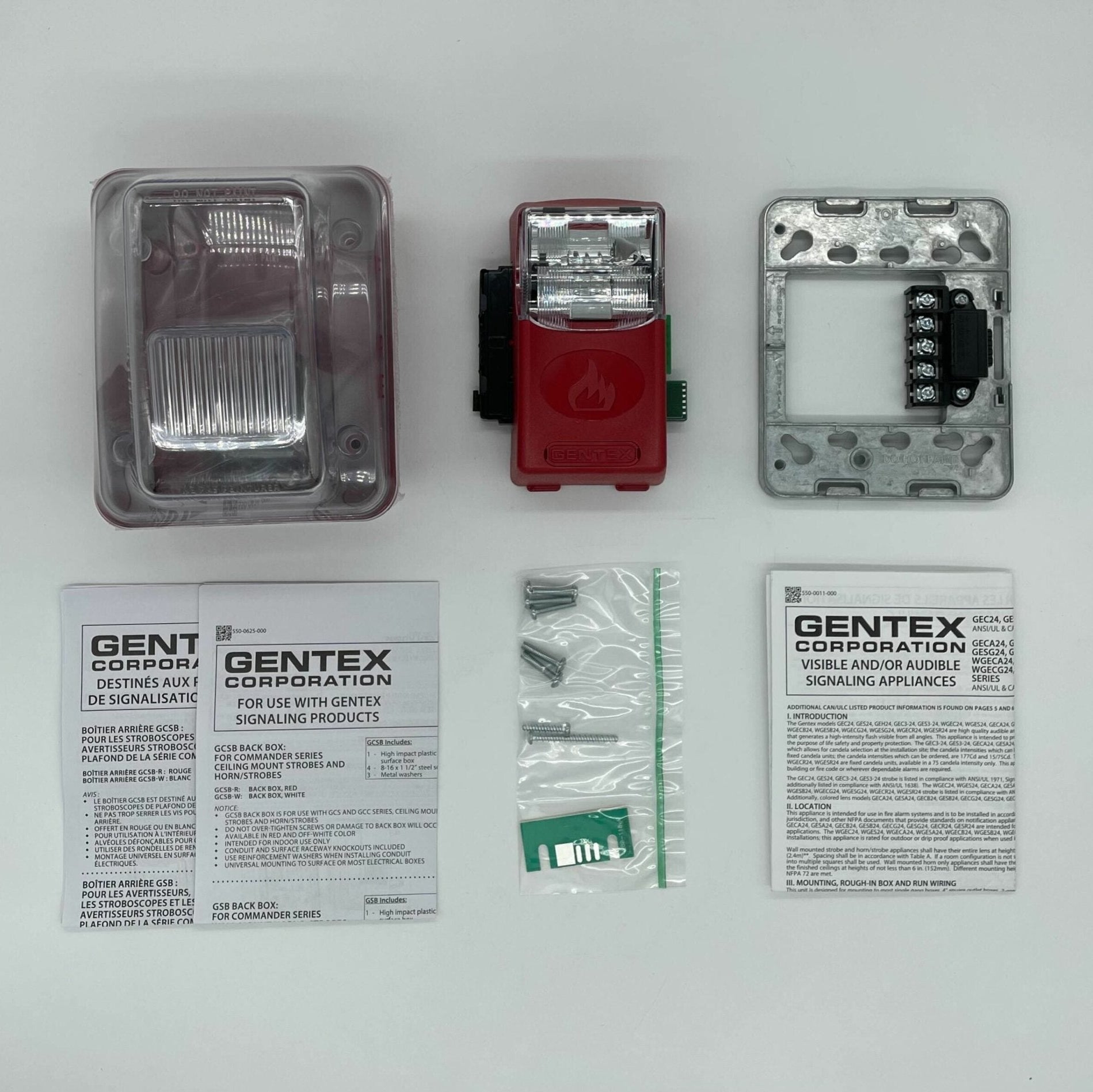 Gentex WGES24-75WR Evacuation Outdoor Strobe - The Fire Alarm Supplier