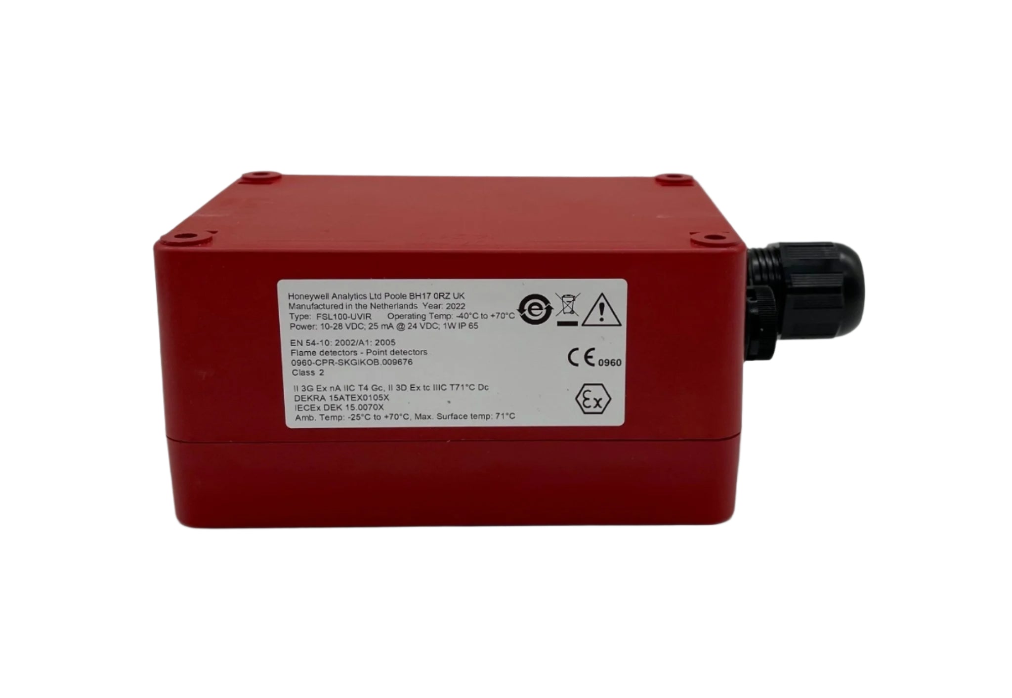 Honeywell FSL100-UVIR Flame Detector - The Fire Alarm Supplier