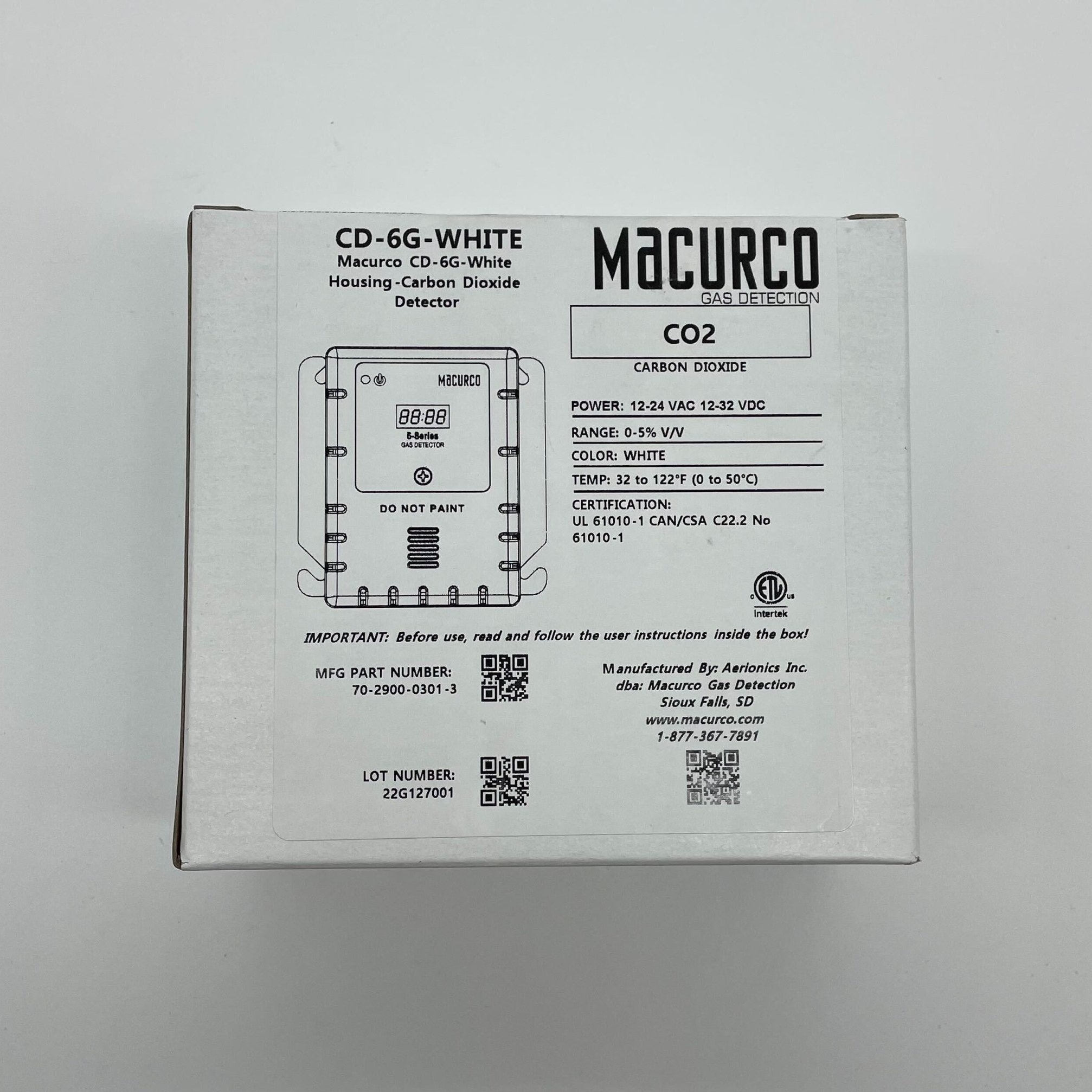 Macurco CD-6G - The Fire Alarm Supplier