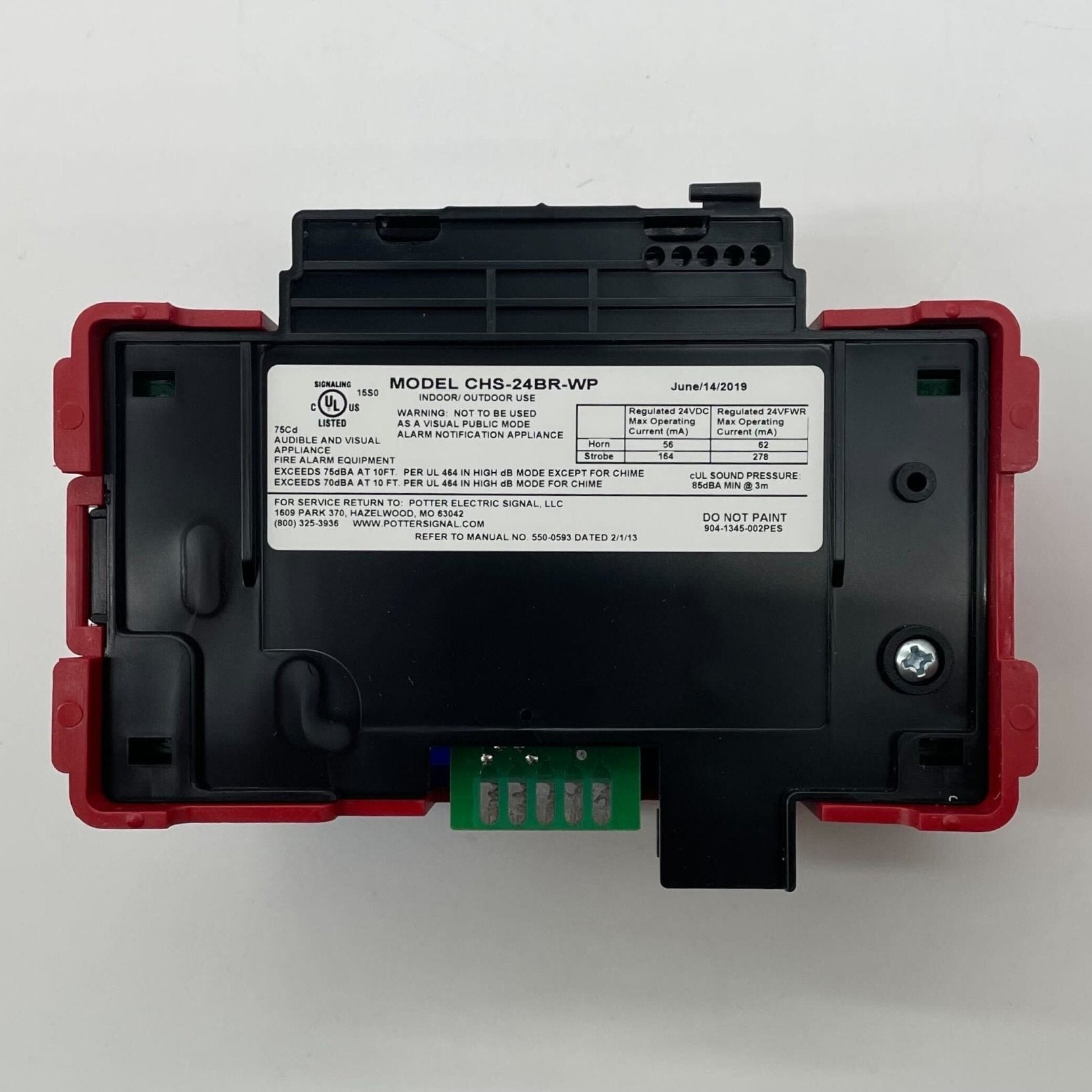 Potter CHS-24BR-WP - The Fire Alarm Supplier