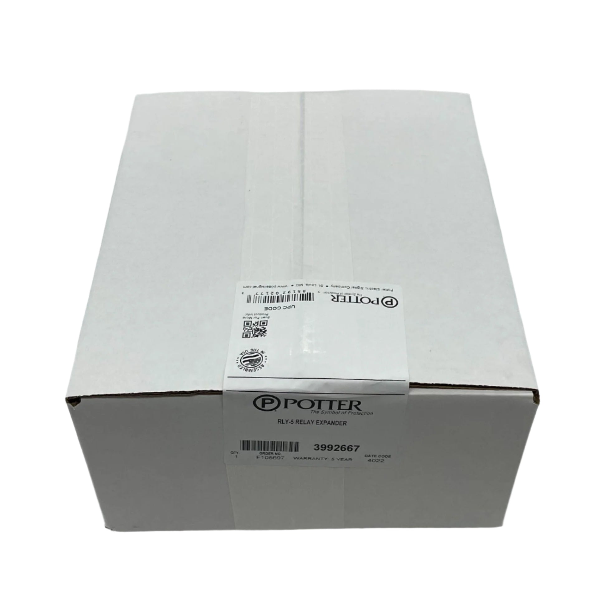 Potter RLY-5 Relay Expander module with multiple relays for enhanced electrical control and automation applications.