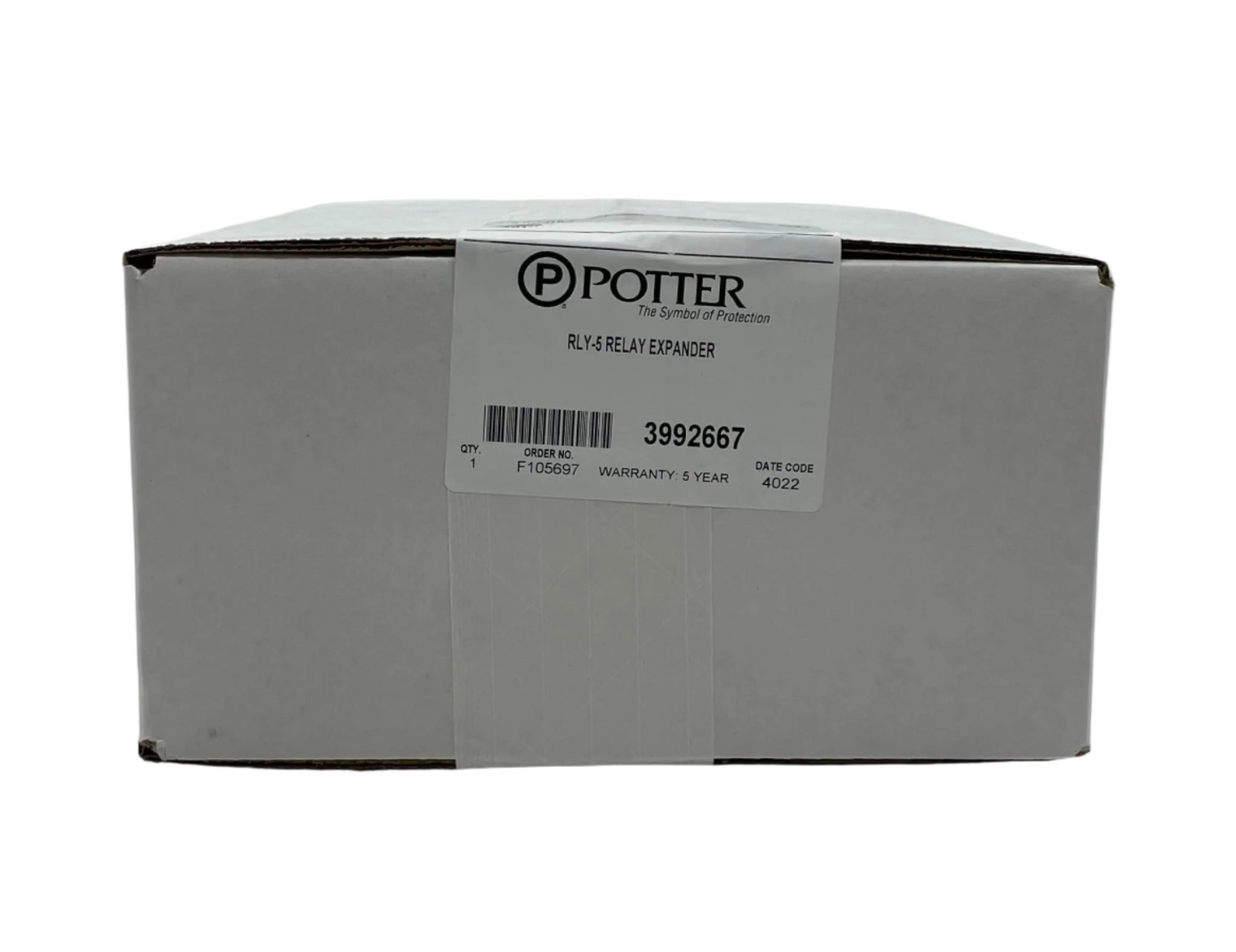 Potter RLY-5 relay expander module with multiple relays for industrial automation and control applications.