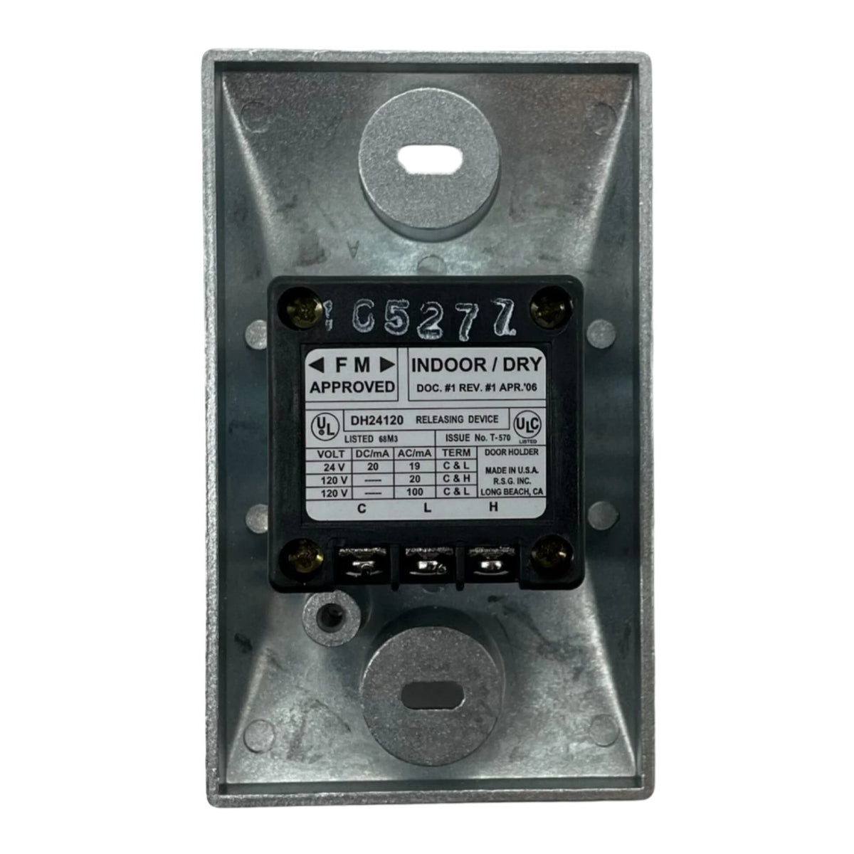 RSG DH24120SPC Electromagnetic Fire Door Holder - image 2