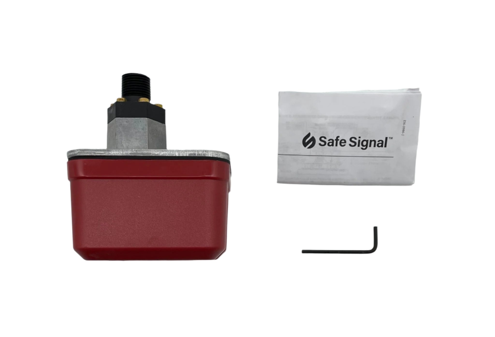 Safe Signal EPS120-2 power supply with two SPDT switches, featuring compact design and industrial-grade construction.