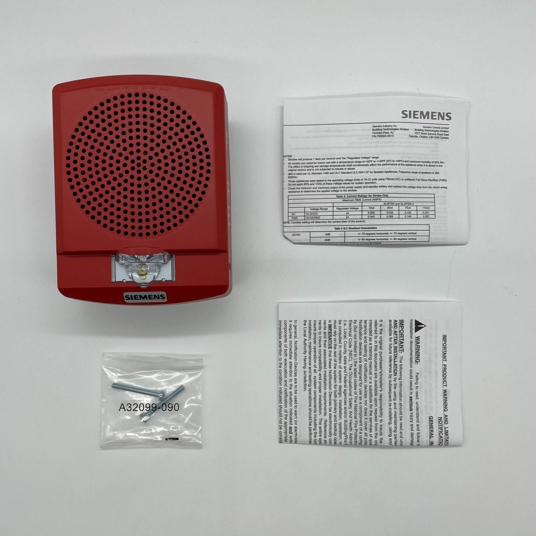 Siemens SLSPSWR-F - The Fire Alarm Supplier