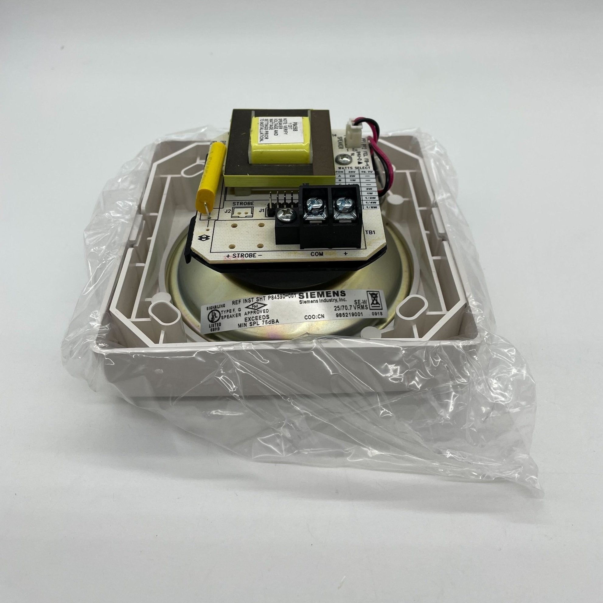 Siemens SE-W Fire Alarm White Speakers - The Fire Alarm Supplier