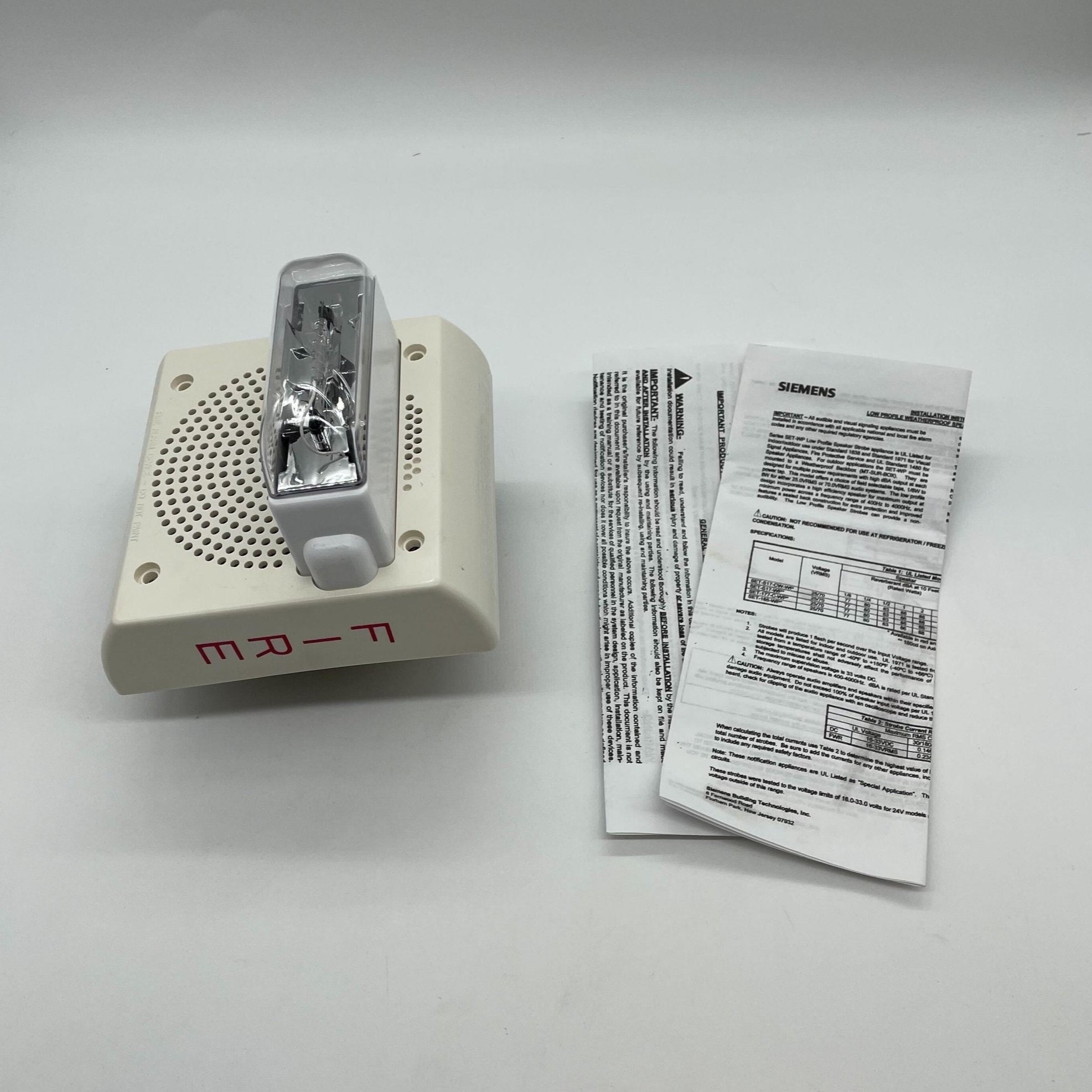 Siemens SET-185-W-WP Set Speaker Hi Candela Waterproof - The Fire Alarm Supplier